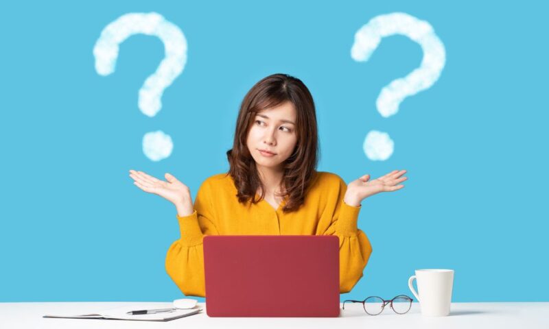 2択で考えている女性
